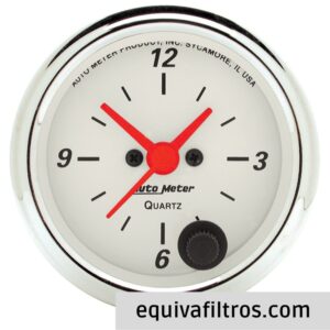 Analog Clock AUTOMETER 1385