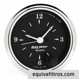 Analog Clock AUTOMETER 1785