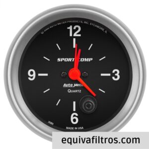 Analog Clock AUTOMETER 3585