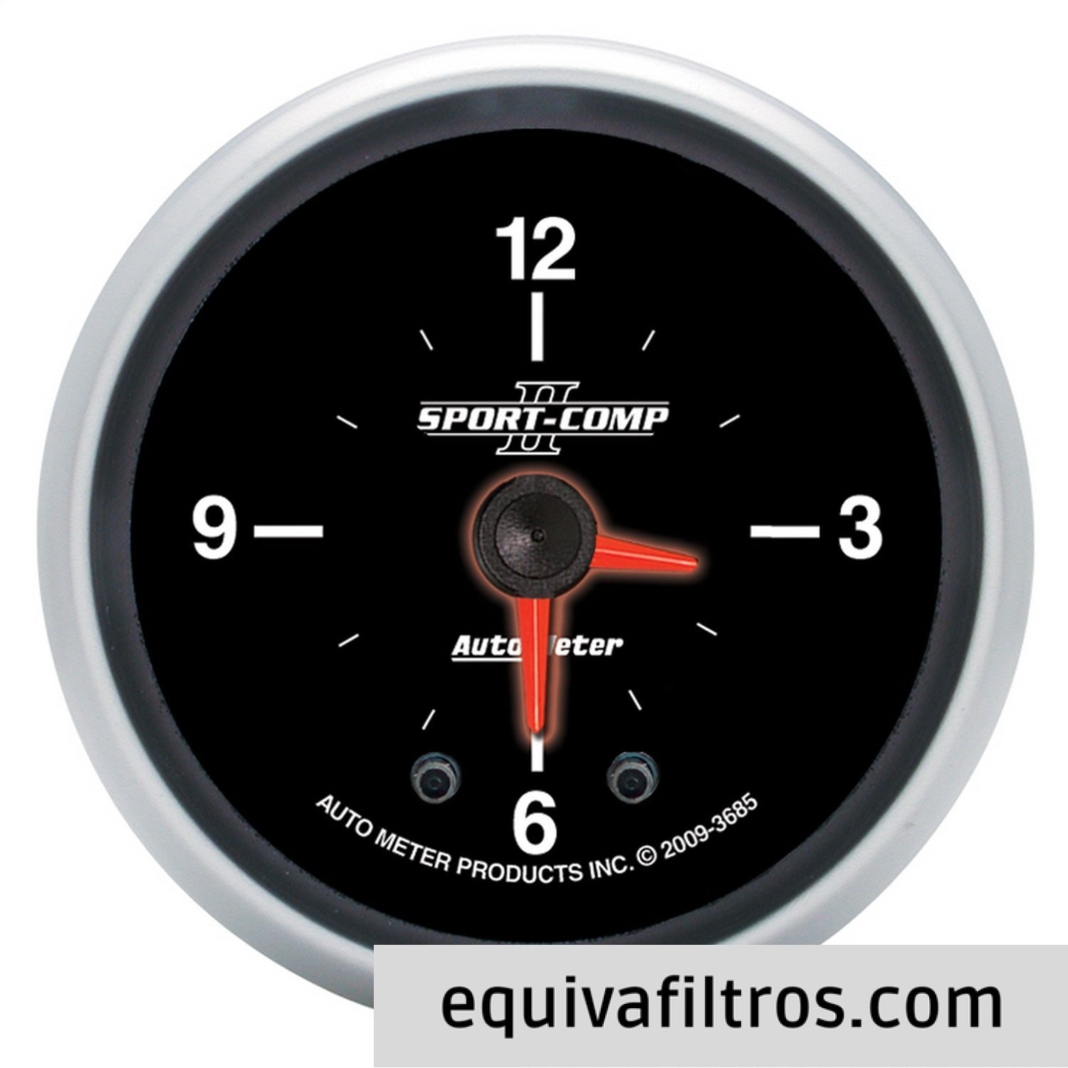 Analog Clock AUTOMETER 3685