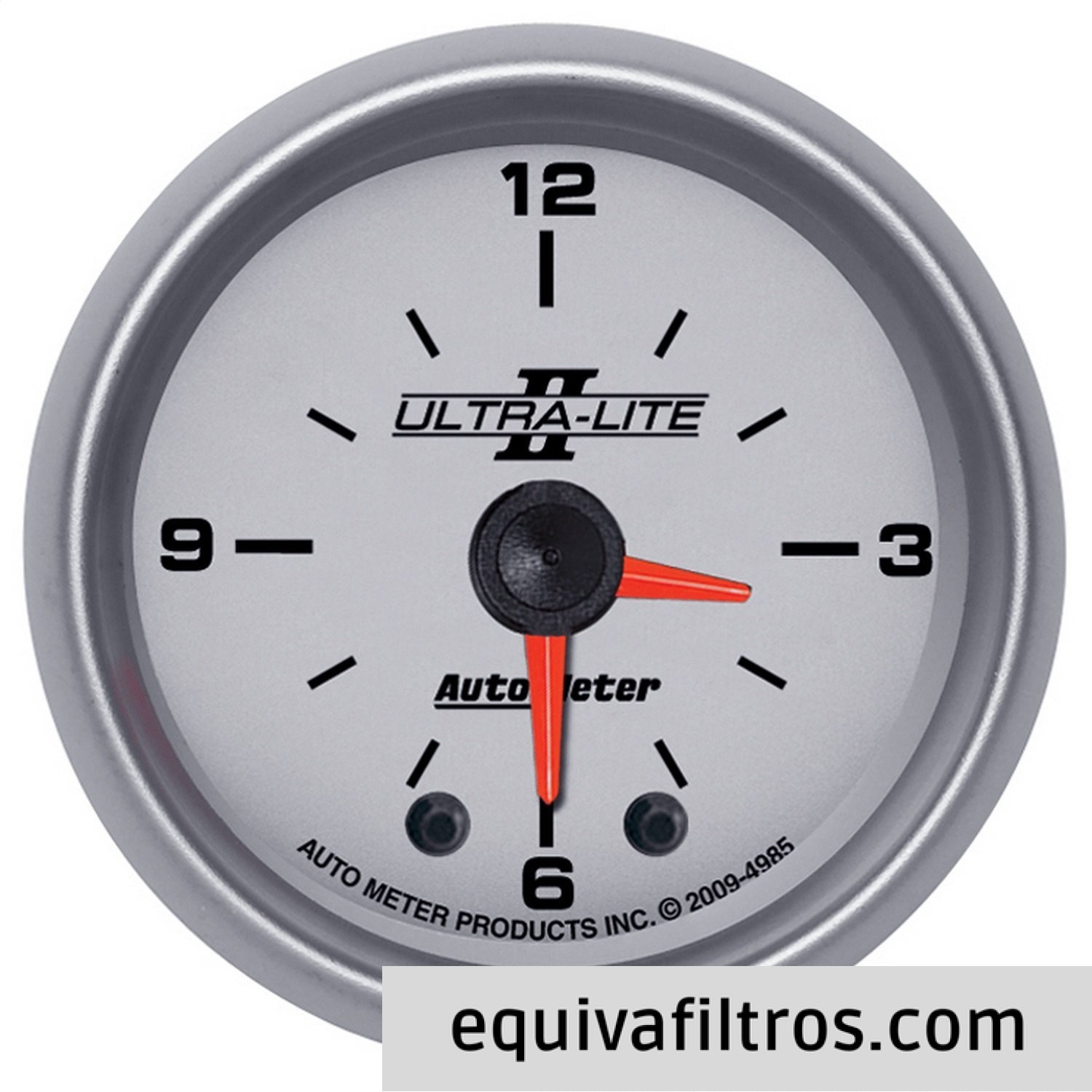Analog Clock AUTOMETER 4985