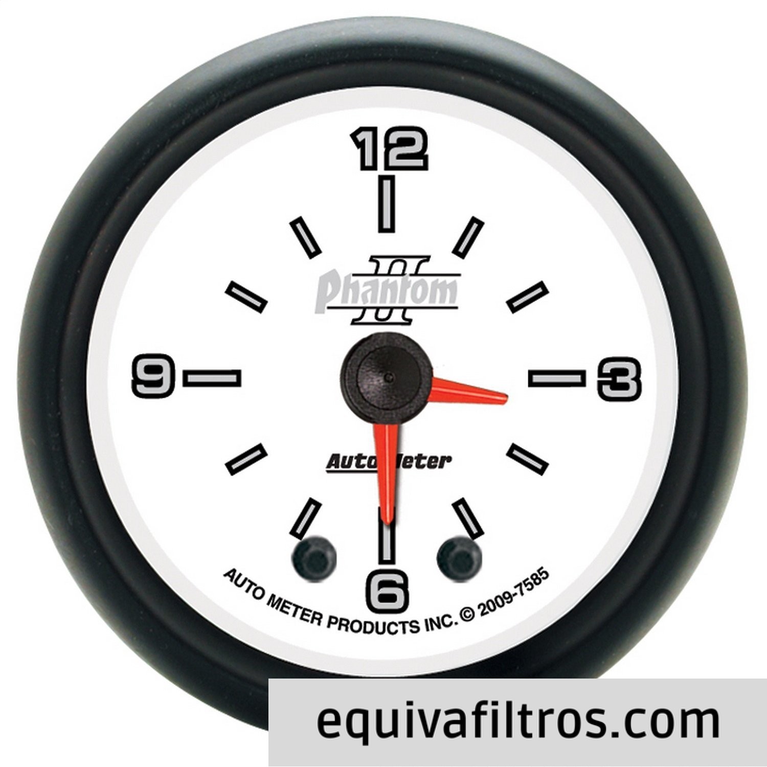 Analog Clock AUTOMETER 7585